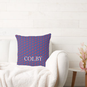 Mini Lobsters Preppy NAAM Rood Wit Blauw Fun Kussen