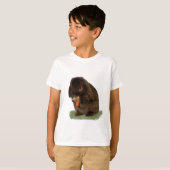 Mini Lop Bunny en wortelen T-shirt (Voorkant volledig)
