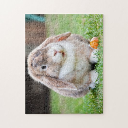 Mini Lop Bunny Rabbit Legpuzzel (Verticaal)