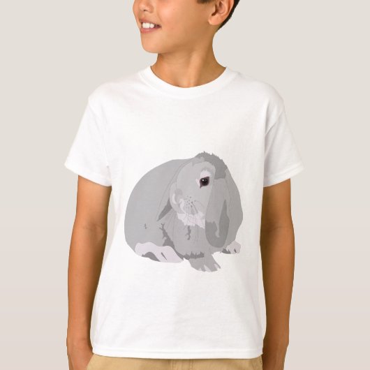 Mini Lop Bunny T-shirt (Voorkant)