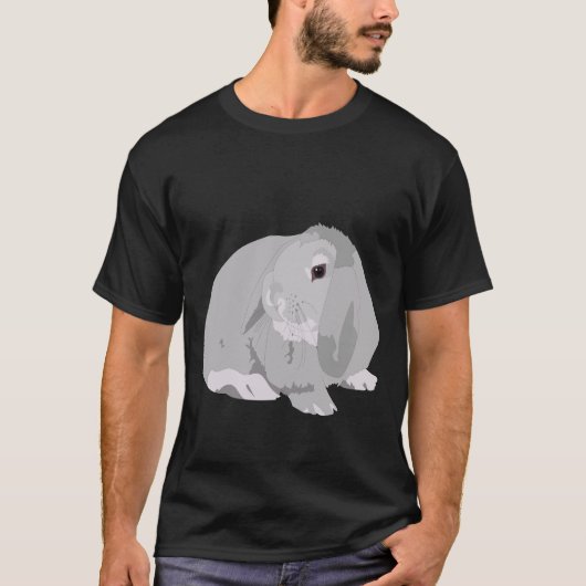Mini Lop Bunny T-shirt (Voorkant)