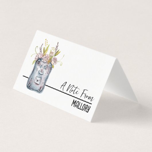 Mini Lunchbox Kaarten 🍎 Gepersonaliseerd met Jouw (Voorkant)