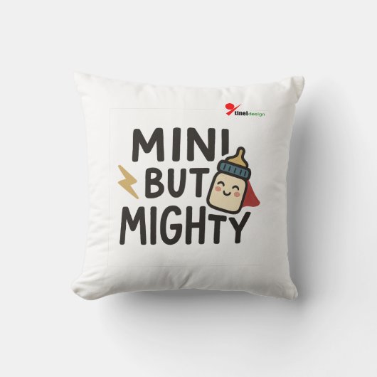 Mini maar krachtig kussen (Voorkant)