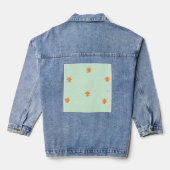 Mini madeliefjes  denim jacket (Achterkant)