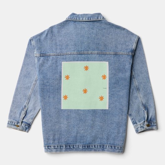 Mini Madeliefjes Denim Jacket (Achterkant)