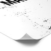 mini man grot citaat poster muur kunst (Hoek)