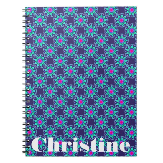 Mini Mandalas Persoonlijk Notitieboek (Voorkant)