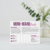 Mini-Mani Pack Briefkaarten (Staand voorkant)