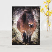 Mini Mare Grunge Kaart (Gele Bloem)