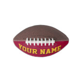 Mini MAROON EN GOLD Personeel Football (Voorkant)
