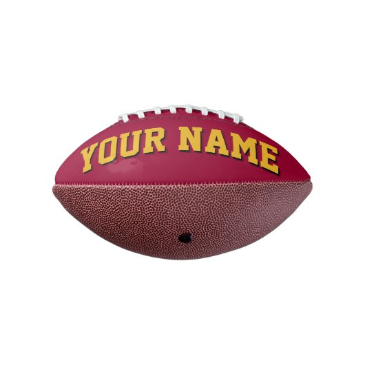 Mini MAROON EN GOLD Personeel Football (Gedraaid 270)