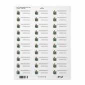 Mini Master Chef Customizable Etiket (Full Sheet)