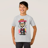 Mini Maverick Cool Rebel Coyote Playground Punk  T-shirt (Voorkant volledig)