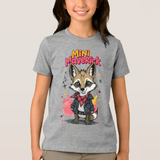 Mini Maverick Cool Rebel Coyote Playground Punk Tri-Blend Shirt