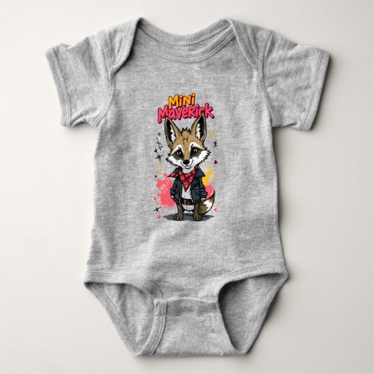 Mini Maverick Coole Rebel Coyote Speeltuin Punk Romper (Voorkant)