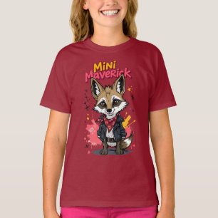 Mini Maverick Coole Rebel Coyote Speeltuin Punk T-shirt