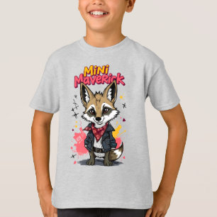Mini Maverick Coole Rebel Coyote Speeltuin Punk T-shirt