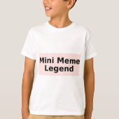 Mini Meme Legend Kinderen T-shirt (Voorkant)