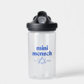 "Mini Mensch" Schattige Grappig Joods Jongen Moder Waterfles (Voorkant)