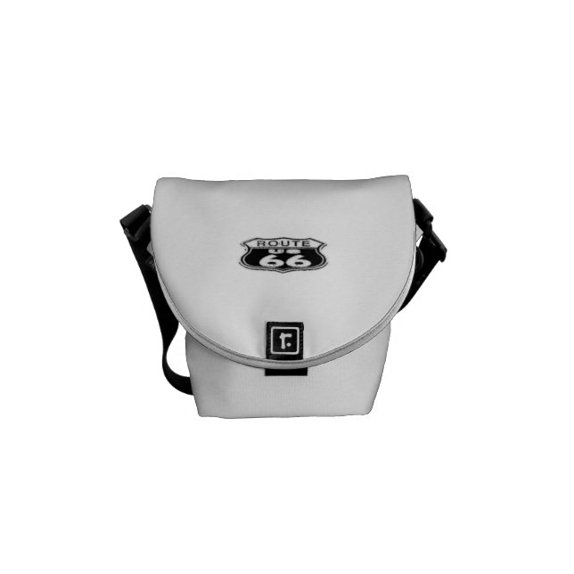 Mini Messenger Bag, binnenzijde afdrukken - Route  Bag (voorkant)