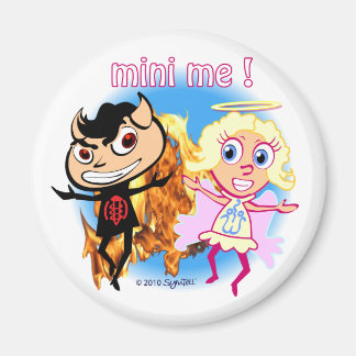 Mini mij! Ondeugend Jongen en Mooi Meisje Magneet