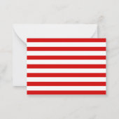 MINI Minimalist Classic Merry Christmas Kaart Notitiekaartje (Achterkant)