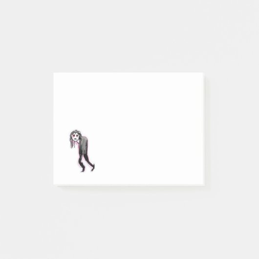 Mini Miserable Gothic Post-It Notes (Voorkant)