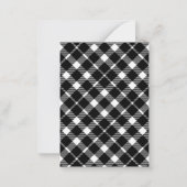 Mini Modern Merry kerst-feestdag Notitiekaartje (Achterkant)