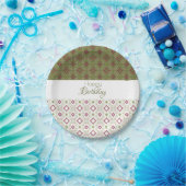 Mini Modern Patterned Papieren Bordje (Feest)