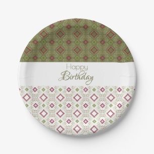 Mini Modern Patterned Papieren Bordje