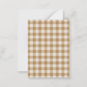 Mini Modern Warmest wil warmtegolffeestdag Notitiekaartje (Achterkant)