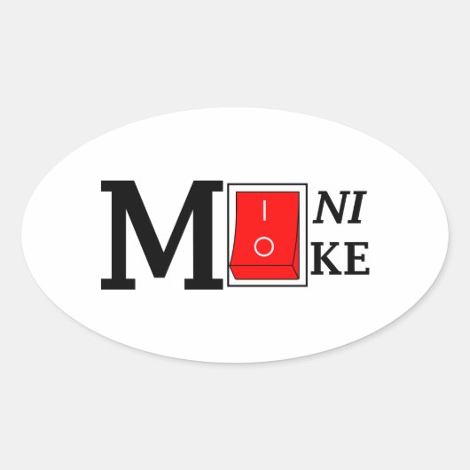 Mini Moke Sticker (Voorkant)