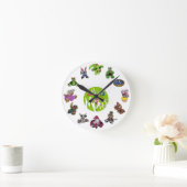 Mini Mons Clock Ronde Klok (Huis)