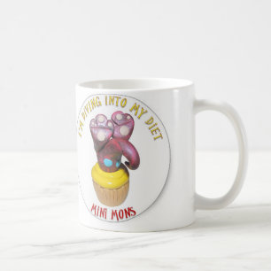 Mini Mons "Diven in een dieet" KoffieMok