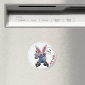 Mini Mons "Ik ben laat" Magneet (Insitu (Vaatwasser))