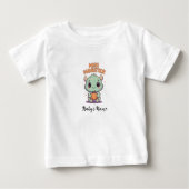 Mini Monster Gepersonaliseerde Baby Halloween T-sh (Voorkant)