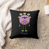 Mini-monster, superschattige paarse kinderen kussen (Deken)