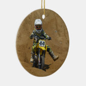 Mini Motocross Keramisch Ornament (Rechts)