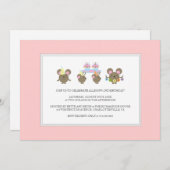 Mini Mouse Birthday Party Invitation Kaart (Voorkant / Achterkant)