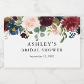 Mini Mousserende Wijnetiketten - SIENNA Collectie Sparkling Wijnetiket (Enkel label)