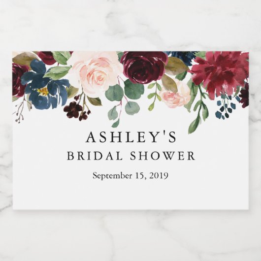 Mini Mousserende Wijnetiketten - SIENNA Collectie Sparkling Wijnetiket (Enkel label)