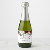 Mini Mousserende Wijnetiketten - SIENNA Collectie Sparkling Wijnetiket (Voorkant)