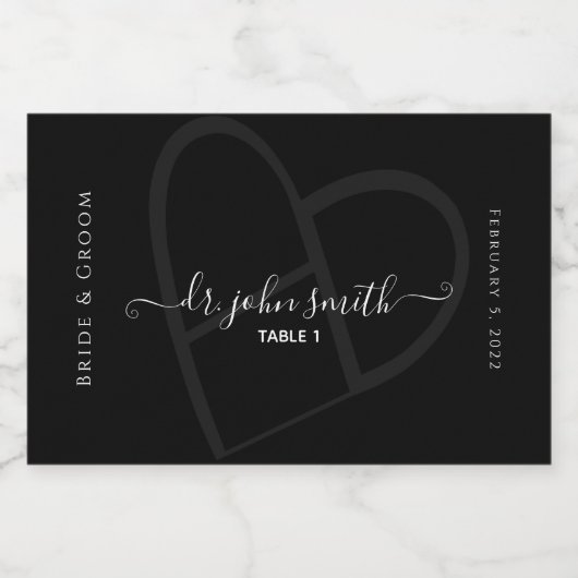 Mini Mousserende Wijnflesetiketten (Escort Kaarten Sparkling Wijnetiket (Enkel label)