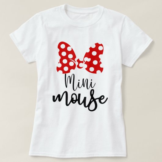 Mini-muisshirt T-shirt (Design voorkant)