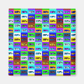 Mini Multi MIPS logo magneet (Voorkant)