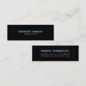 Mini Narrow Clean en Simple visitekaartje (Voorkant / Achterkant)