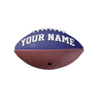 Mini NAVY BLUE EN WITTE, speciaal Football