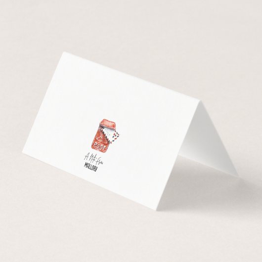 Mini Note Kaarten Gepersonaliseerd met Jouw naam (Achterkant)