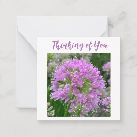 Mini Notes "Thinking of You" Notitiekaartje (Voorkant)