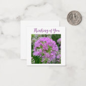 Mini Notes "Thinking of You" Notitiekaartje (Voorkant / Achterkant in situ)